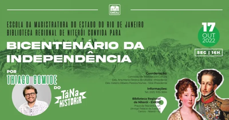 O evento é gratuito e está aberto ao público