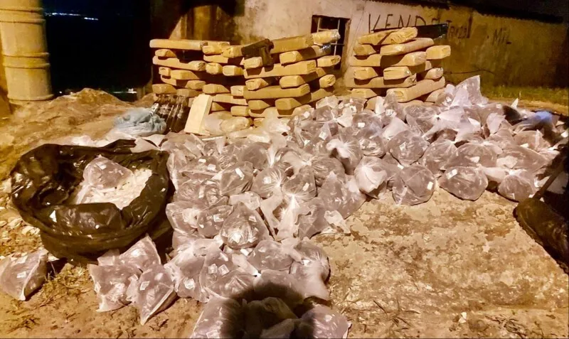 Material foi encontrado em um imóvel abandonado