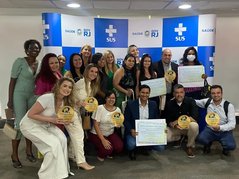 Unidades de saúde do RJ recebem certificação de autoavaliação de gestão