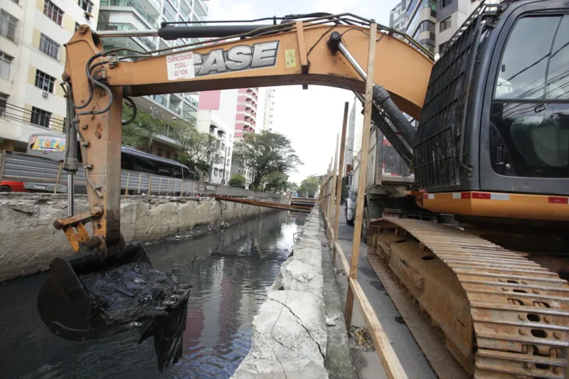 Prefeitura de Niterói incia obras  no canal da Ary Parreiras