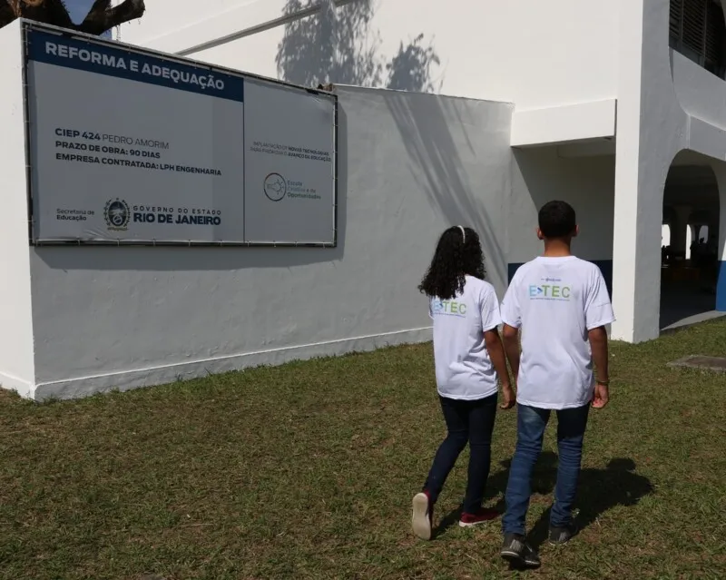 Escolas fazem parte do projeto de modernização de 50 Centros Integrados de Educação Pública que estão sendo transformados em E-Tecs