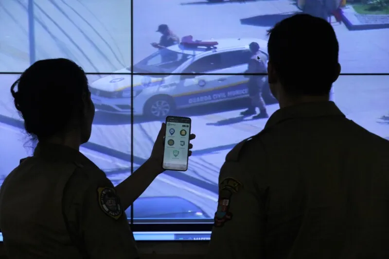 Câmeras são utilizadas para auxiliar ações do Centro Integrado de Segurança Pública (Cisp)