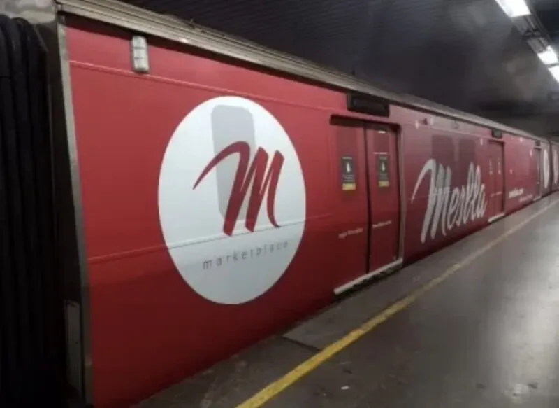 Alguns metrôs já foram encapados no Rio de Janeiro