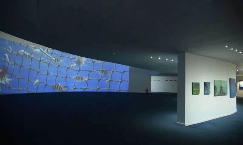 A exposição ficará na cúpula do Caminho Niemeyer, até 9 de outubro