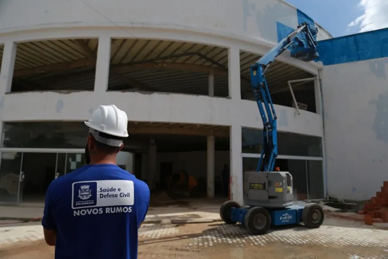 Prefeitura de São Gonçalo entra na fase final das obras da Policlínica no Vila Três