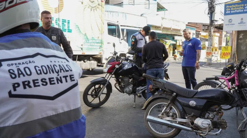 A Polícia Civil examinou os chassis de todas as motocicletas que foram abordadas durante a ação