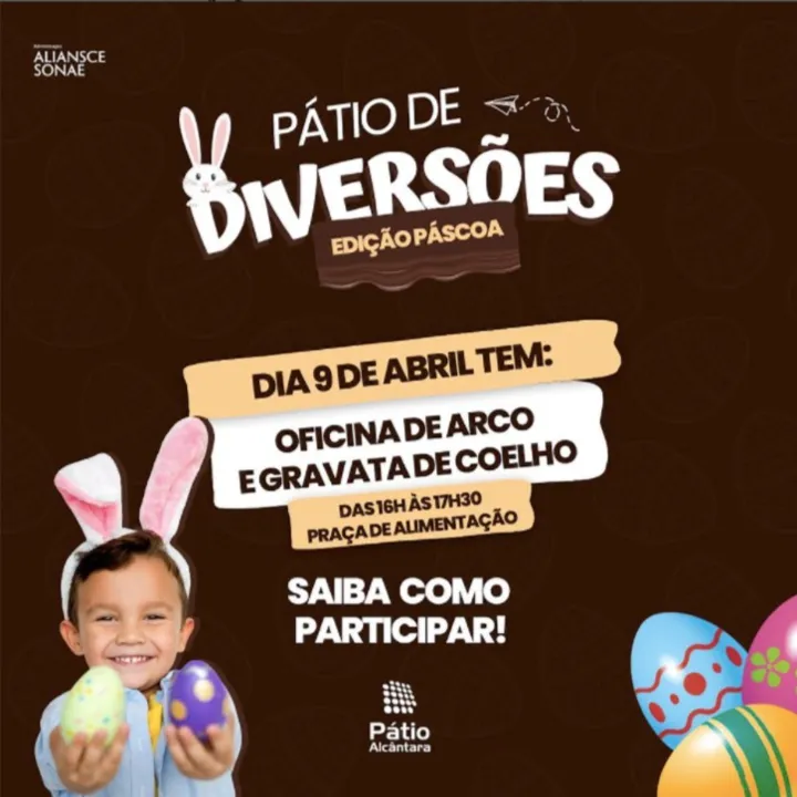 As atividades serão realizadas todos os sábados de abril