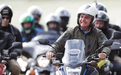 Presidente da República Jair Bolsonaro em motociata