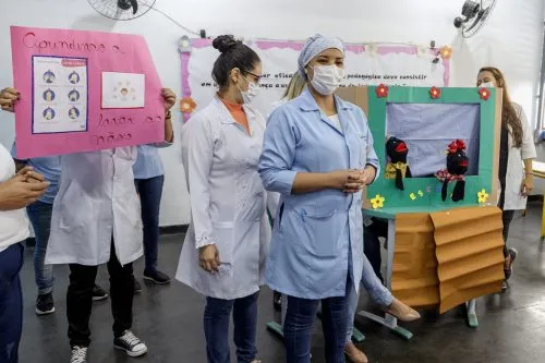 Atividades físicas e de lazer, alimentação saudável, antropometria, HPV, verificação da carteira vacinal e saúde bucal foram algumas ações escolhidas para esta semana