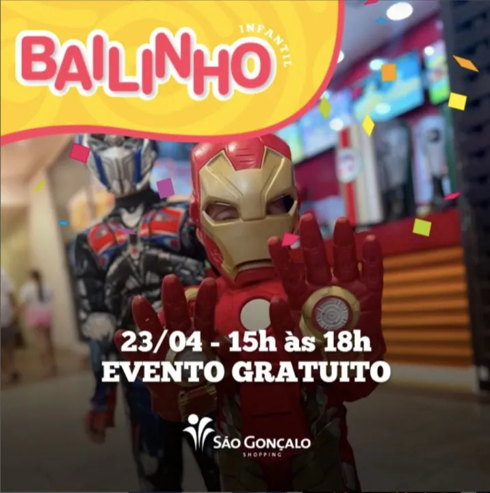 Para celebrar o Carnaval, o empreendimento preparou atividades temáticas gratuitas para a criançada