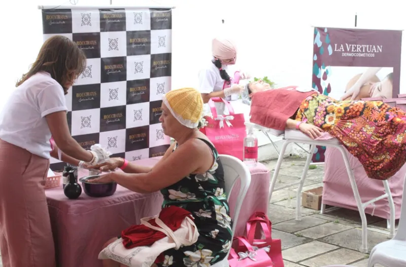 As pacientes tiveram acesso a diversos serviços com apoio de uma equipe multiprofissional