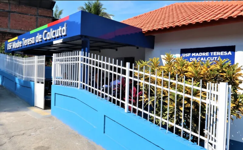Unidade de Saúde da Família Madre Tereza de Calcutá, na Estrela do Norte, está completamente reformada