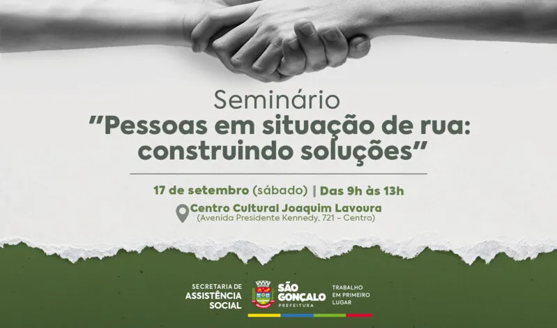 O evento dá continuidade à audiência pública realizada na Câmara de São Gonçalo, em maio deste ano, cujo objetivo era discutir o enfrentamento ao aumento de pessoas em situação de rua