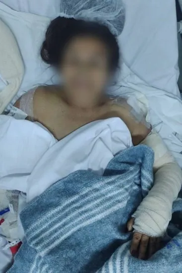 A idosa está internada no Hospital Getúlio Vargas