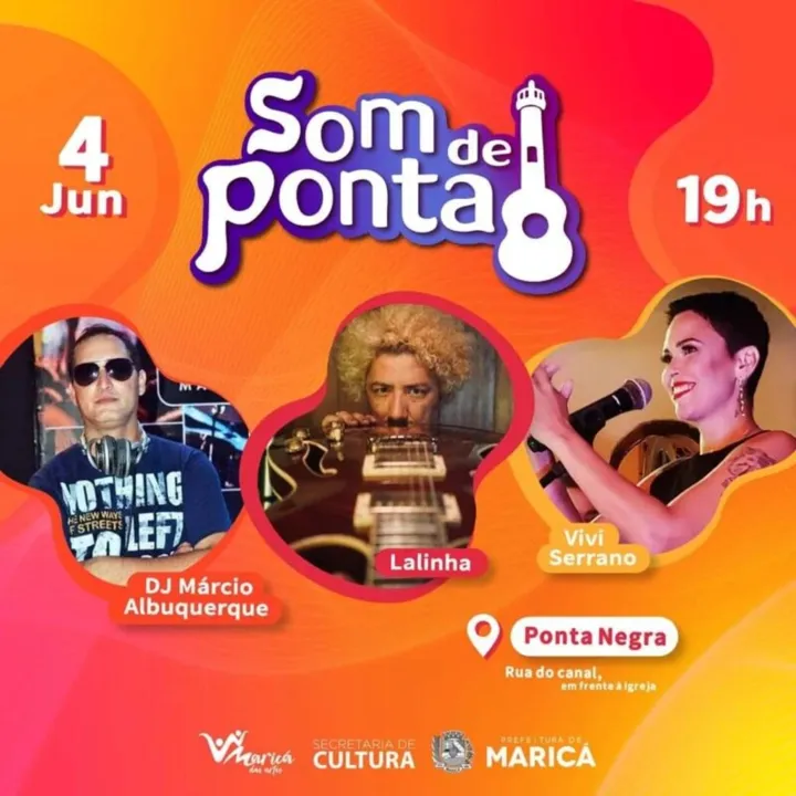 . Entre os ritmos selecionados para a noite estão o mpb, rock, pop e reggae