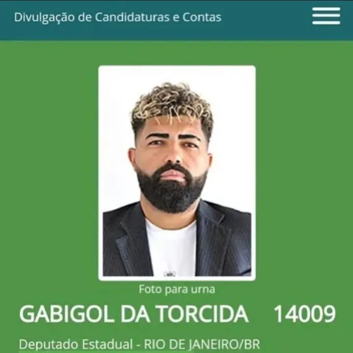 Está e a primeira candidatura do Gabigol da Torcida