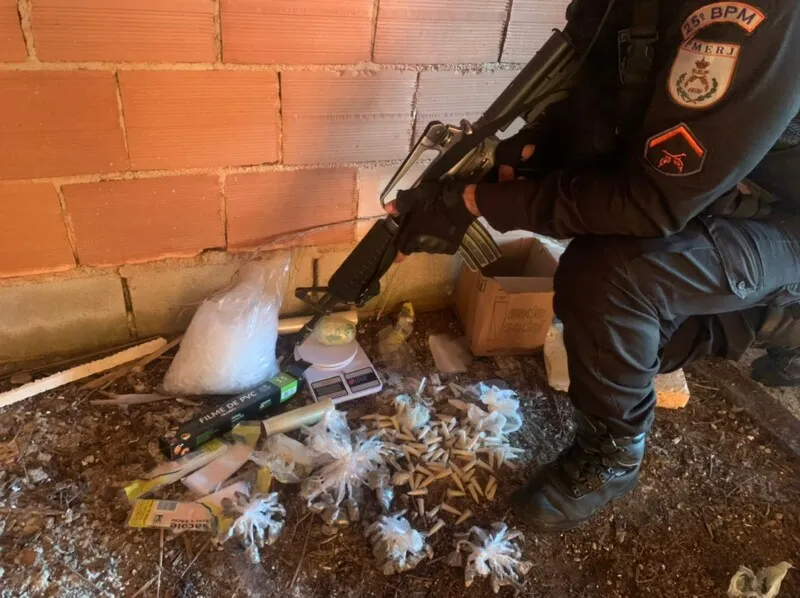 Apreensão realizada pelo 25º BPM, em Búzios