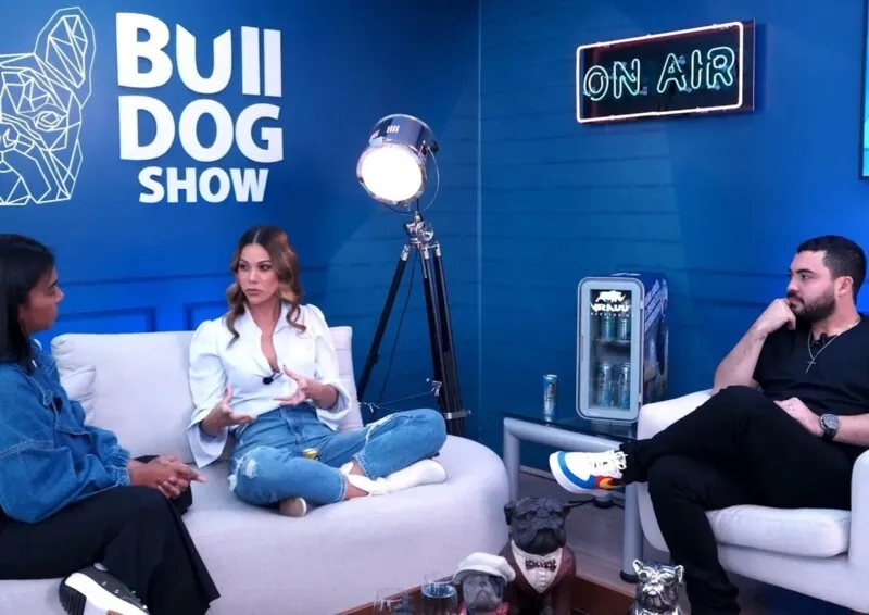 Kamilla participou do podcast 'Bulldog Show'