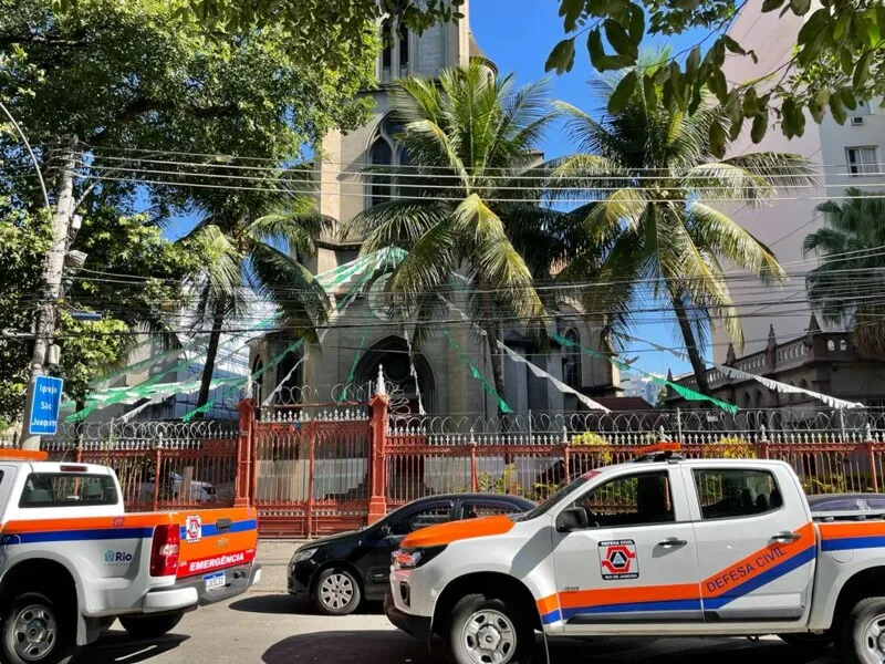 A edificação ficava nos fundos do terreno da Igreja de São Joaquim