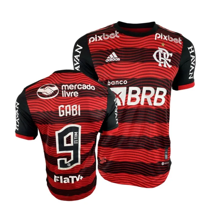 Camisa do Gabigol autografada e com dedicatória está sendo leiloada em prol de ONG de São Gonçalo.