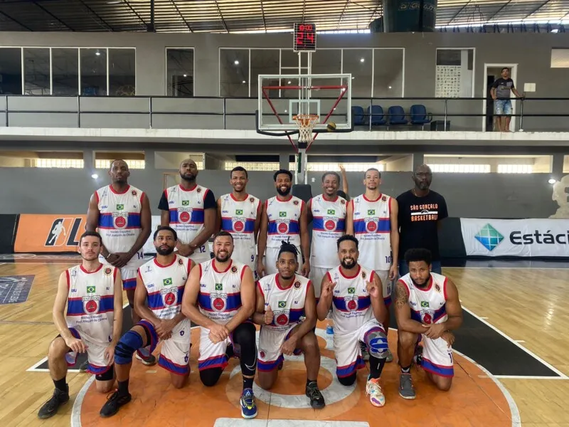 Time de basquete de São Gonçalo tem jogo este domingo (25).