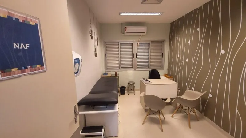 Espaço é utilizado por uma equipe multidisciplinar