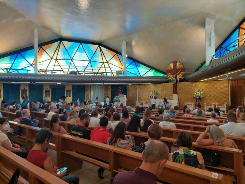 Espaço recebeu seis missas em homenagem ao santo, além de festa e barraquinhas na entrada