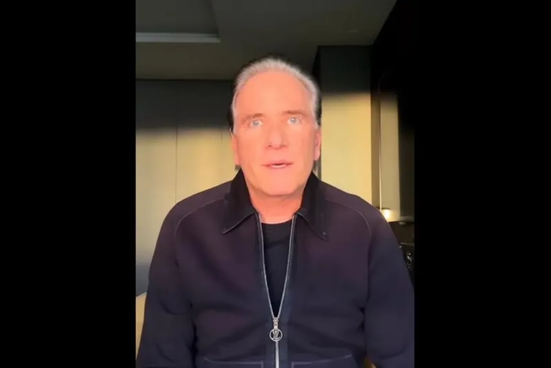 Em vídeo no Instagram, Roberto Justus conta descoberta de câncer e diz já ter realizado operação de retirada do tumor
