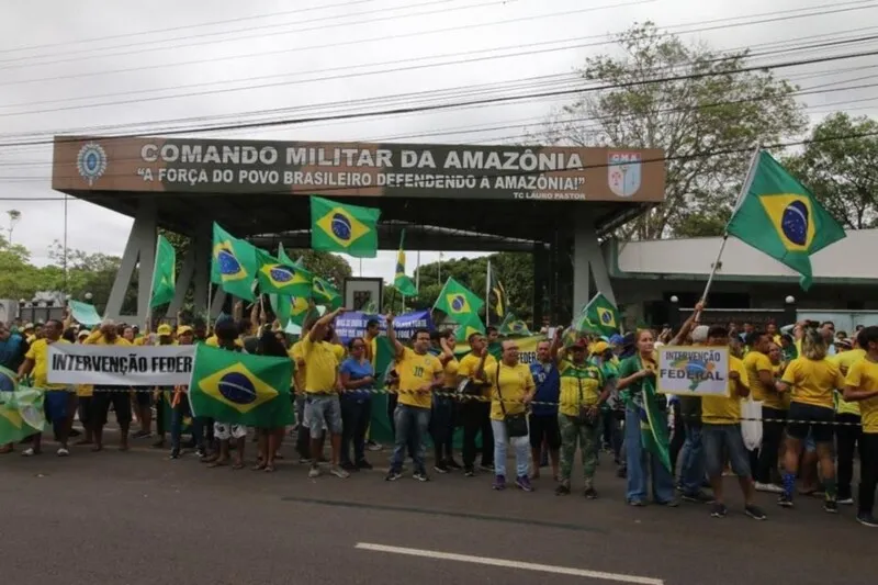 Acampamento pró-Bolsonaro