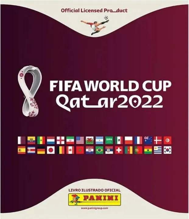 O álbum da Copa do Mundo do Qatar reúne todas as 32 seleções participantes da competição