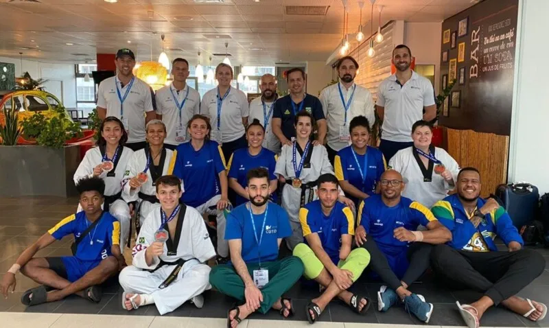 A mineira Ana Carolina Moura conquistou a medalha de ouro da categoria até 65 quilos