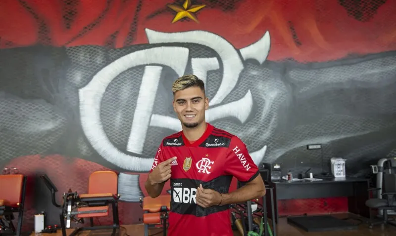 Apresentação de Andreas Pereira ao Flamengo