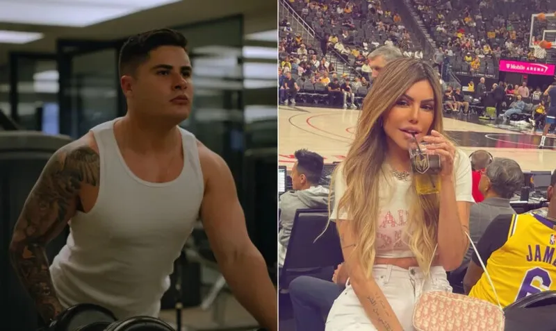 Liziane Gitierrez, influenciadora e ex-fazenda, e Lucas Souza, militar e ex-marido de Jojo Todynho