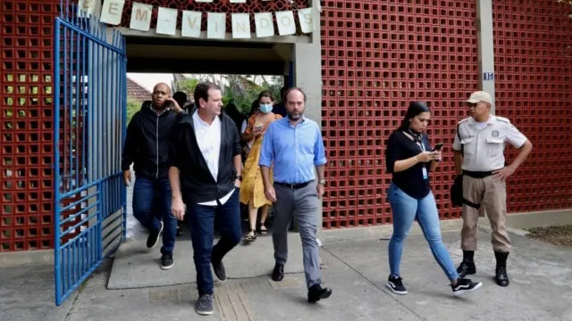Prefeito Eduardo Paes esteve no local