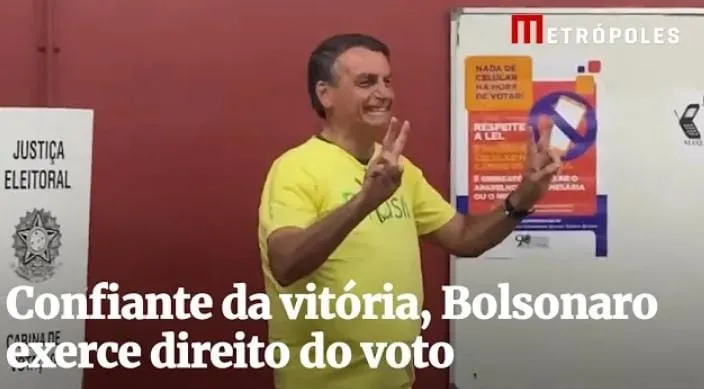 Ele está confiante na vitória
