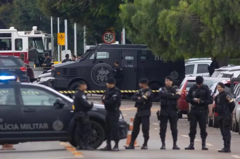 Bope foi acionado para averiguar a ameaça de bomba no Distrito Federal