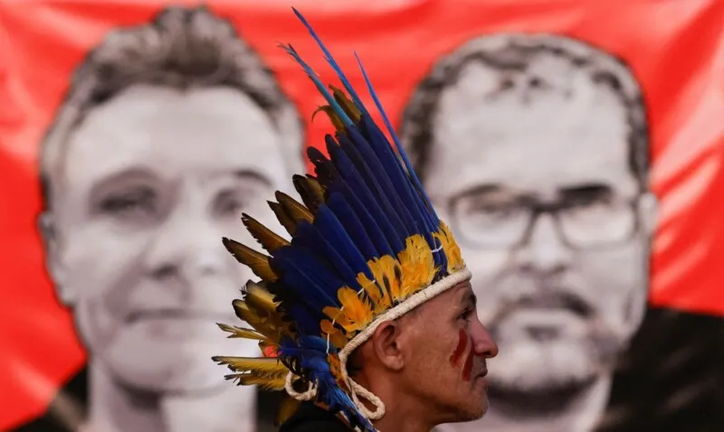 Bruno Pereira foi assassinado no dia cinco de junho, no Vale do Javari, na Amazônia