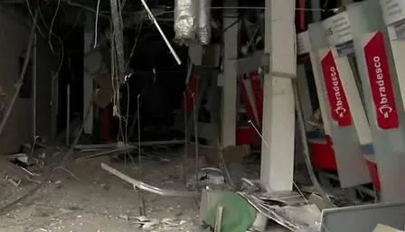A agência ficou destruída