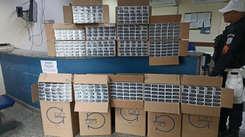 Material foi encontrado em um veículo no interior do estado