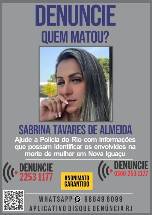 Sabrina Tavares de Almeida, de 31 anos