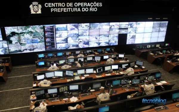 Inauguração do centro de Operações Rio