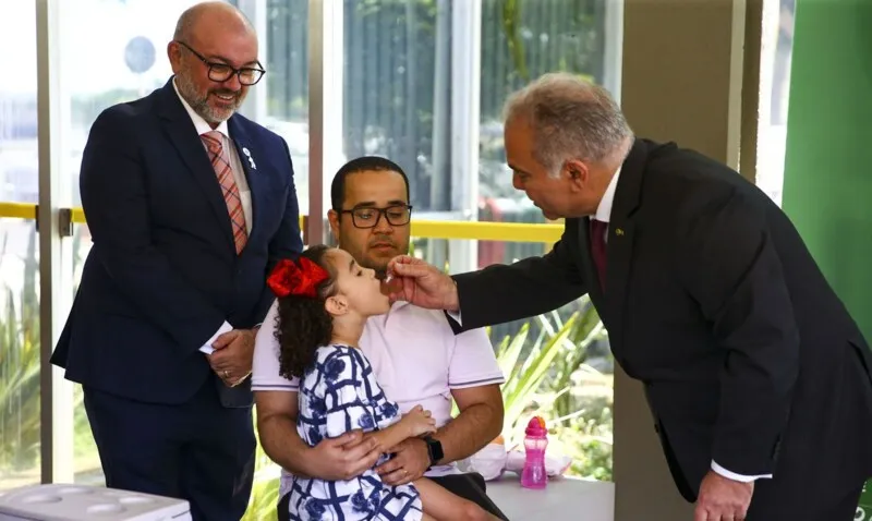 Marcelo Queiroga discursou em evento em comemoração ao Dia Nacional da Vacinação