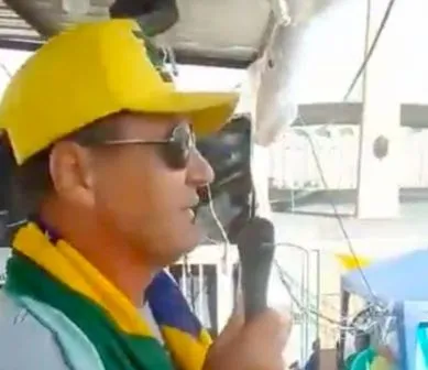 Baldin foi levado pelos policiais federais para prestar depoimento na Superintendência da PF, em Brasília