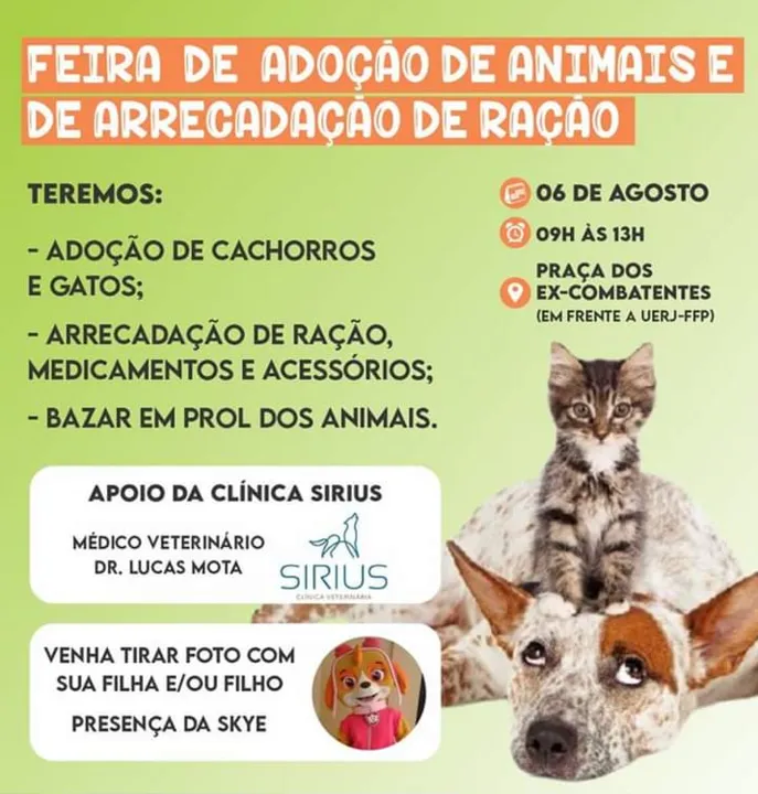 Feira acontecerá no próximo sábado (6)