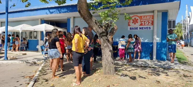 Fila para se vacinar contra a Covid ainda é grande em alguns postos de SG