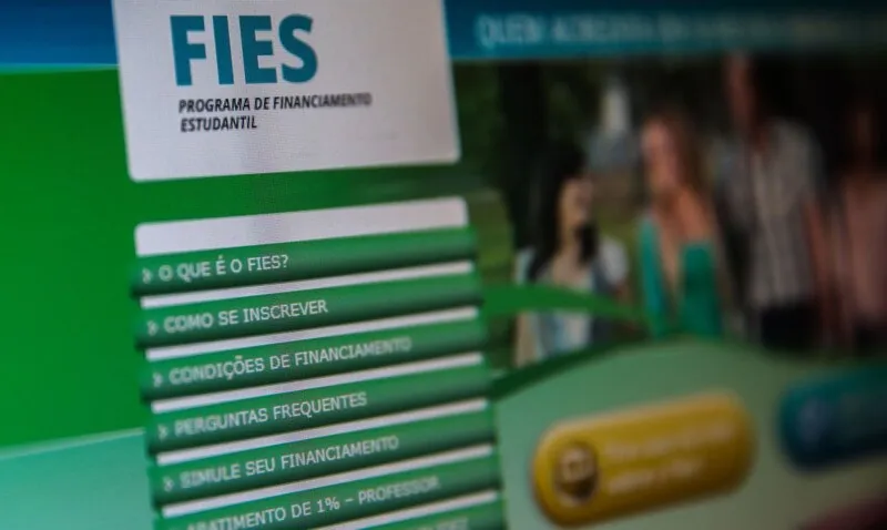A inscrição do Fies deverão ser feitas no site do ministério, de 9 a 12 de agosto