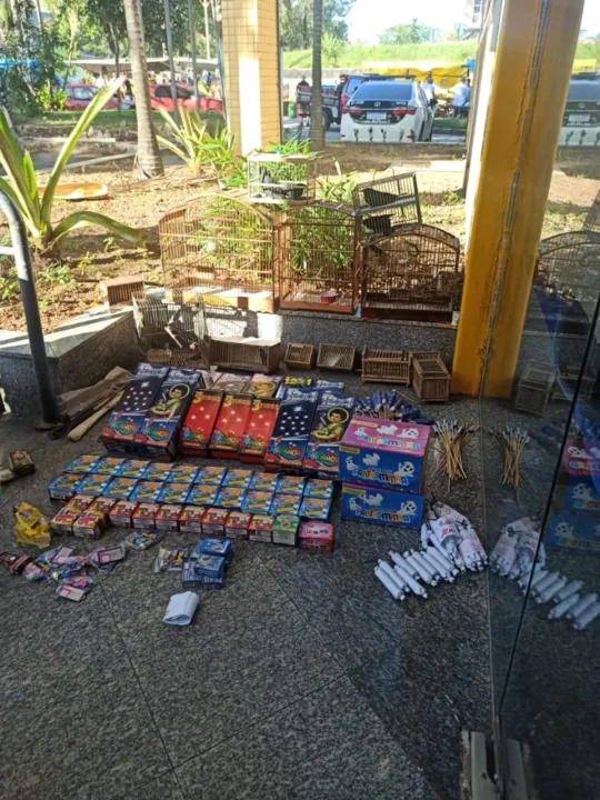 Fogos eram vendidos ilegalmente no local