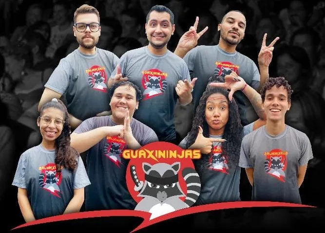 CIA teatral Guaxininjas de Humor