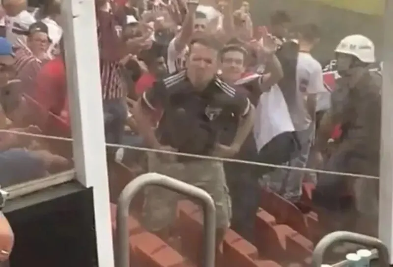 Polícia Civil de São Paulo tenta identificar o torcedor são-paulino