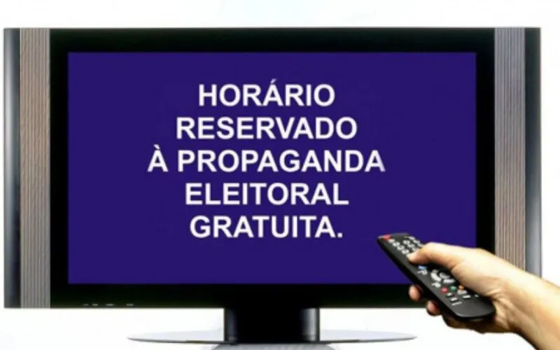 A ordem dos partidos políticos que aparecerão no intervalo foi determinada por sorteio